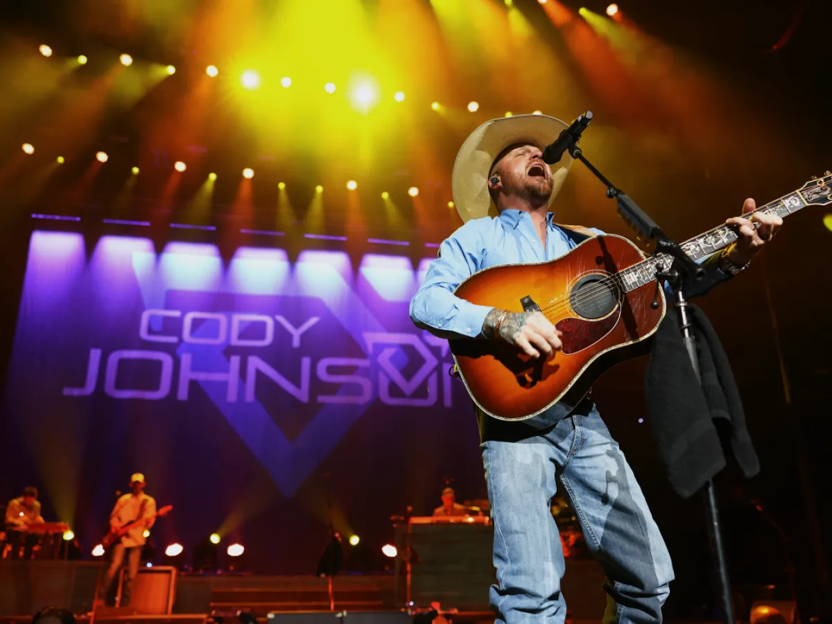 Cody Johnson in concert